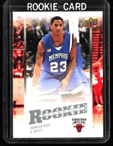 2008-09 UD First Edition Rookie Standouts Derrick Rose RC Bulls Knicks Pistons - Picture 1 of 2