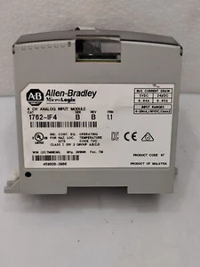 Allen Bradley 1762-If4 Micrologix 4 Channel Analog Input Module Free Fast Ship - Picture 1 of 11