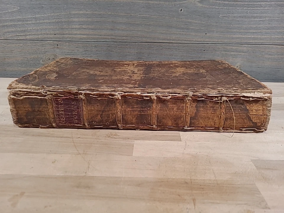 1795 FOLIO WORKS OF JOSEPHUS philadelphia MAYNARD rare AMERICAN EDITION bible - Image 1 of 4