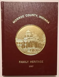 SELTENE MONROE COUNTY INDIANA FAMILIENERBE 1987 HB GENEALOGIE - Bild 1 von 10