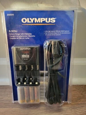 Cargador de batería rápido Olympus B90SU NiMH para cámaras digitales B-90SU (200899) Foto 1 de 2