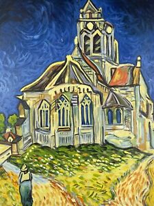 Vincent van Gogh (Handmade) Oil Painting on canvas signed & stamped
