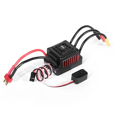WSDT-60A Waterproof Brushless ESC Accessory For 1/10 RC Car For Beginner Players - Image 1 of 4