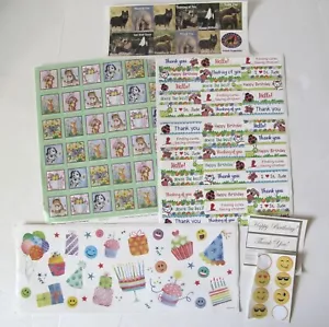 Charity Stickers/Stamps, 6 Sheets - Boys Town, American Lung Ass, St. Jude Child - Picture 1 of 1