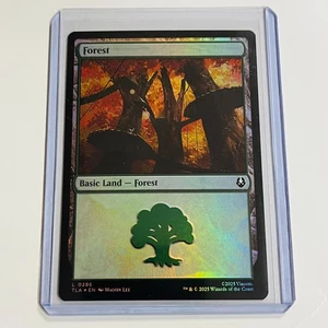 Magic: The Gathering Avatar #286 2025 Forest Foil casi nuevo - Imagen 1 de 2