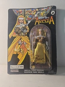 Warrior Nun Areala Special Gold Action Figure Signed Ben Dunn Limited To 2000 - Picture 1 of 3