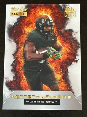 Kenneth Walker III 2022 Wild Card Matte Rookie Heat Insert #RH-18 - Image 1 of 2