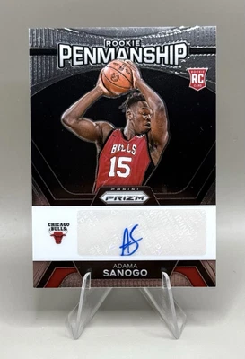 2023-24 Prizm Adama Sanogo Rookie Penmanship RC Rookie Auto #RP-SAN Bulls - Image 1 of 2