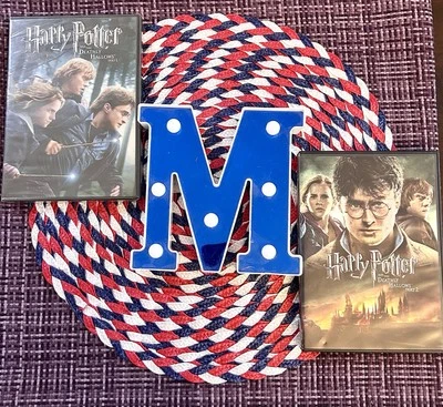 Harry Potter And The Deathly Hallows Parts 1 &2 DVD's- One New, One Used - Image 1 of 4