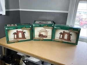 LOTE Belén Navidad Vintage O'Holy Night 3 King's Carp & Town Gate - Imagen 1 de 7