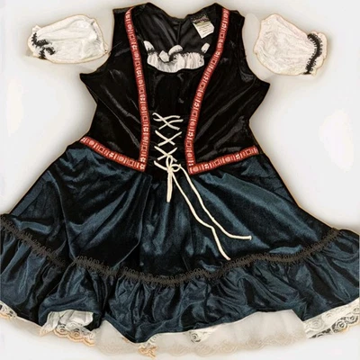 Adulto Sexy Negro Verde Cerveza Jardín Niña Disfraz Mujer NUEVO Brazos Gargantilla Alemán Foto 1 de 4