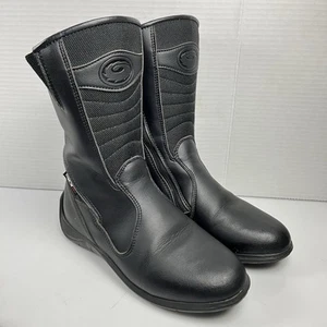 Sidi Lei Black Motorcycle Touring Boots Womens Size US 8 Size EU 40 - Picture 1 of 9