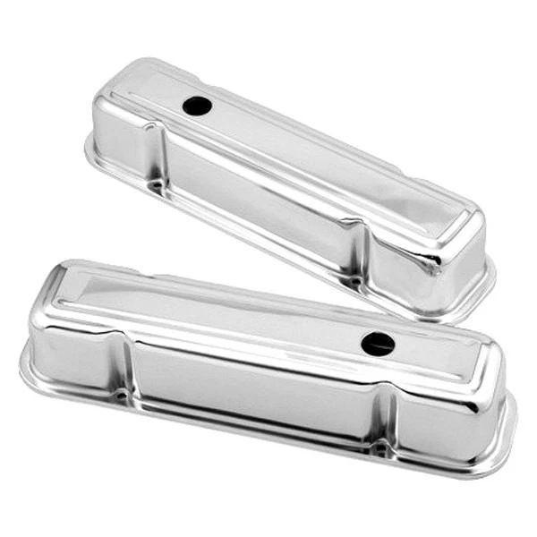 For Pontiac Firebird 1967-1981 Mr. Gasket 9805 Valve Cover Set w Baffle - Image 1 of 2