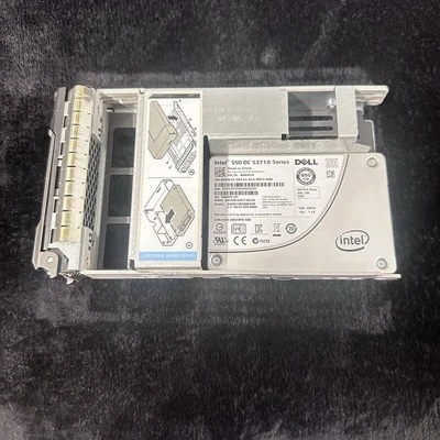 DPD14 DELL INTEL S3710 SSD 800GB ENTERPRISE 2.5" Tray R720 R420 SSDSC2BA800G4R - Image 1 of 2