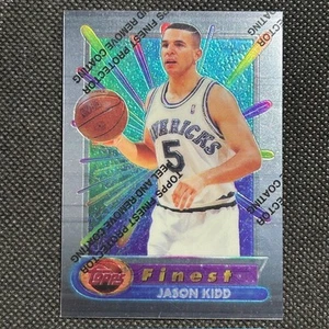 1994-95 Topps Finest Jason Kidd Rookie RC #286 Dallas Mavericks W/Peel - Picture 1 of 2
