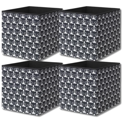 4x IKEA Drona Box, Foldable Storage Box for Expedit Shelving Unit - Toys Baskets - Image 1 of 4