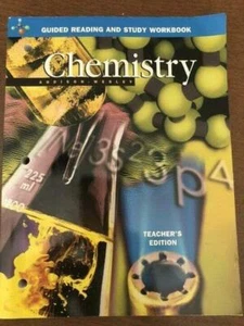 Guided Reading and Study Workbook Teacher’s Edition Chemistry Addison-Wesley - Picture 1 of 5