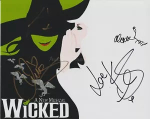 Kerry Ellis, Lucie Jones +2 HAND Signed 8x10 Photo Autograph Wicked Musical - Picture 1 of 2