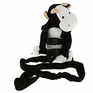 Children Toddler Cow Plush Safety Harness Backpack Walking Leash Strap-New!