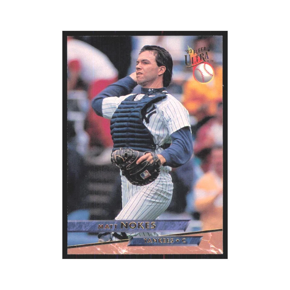1993 Fleer Ultra Matt Nokes Yankees #247 - Image 1 of 3