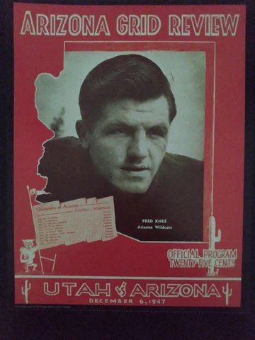 Arizona Wildcats Football Vintage Game Day Football Program Poster 11" x 14" Cover