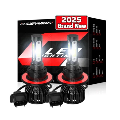 2x H13 9008 LED Headlight Bulbs Conversion Kit 6000K Fit Nissan NV200 2013-2020 - Imagem 1 de 4