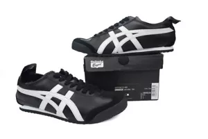 1183C102-001 Onitsuka Tiger Mexico 66 'Black White' Unisex Shoes Free shipping - Picture 1 of 6