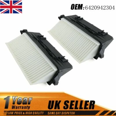 2pcs Left & Right Air Filters A6420940000 OM642 For Mercedes 300/350 CDI Engine - Image 1 of 4