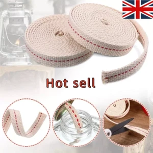 Oil Lamp Wick Cotton Lantern Flat 20mm/1M For Kerosene Burner Lighting Lamp UK - Picture 1 of 15