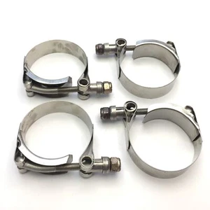 Lot of 4 Clampco Products Inc 853-200 2" T-Bolt Band Radiator Tubing Turbo Clamp - Picture 1 of 6