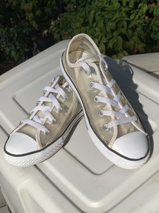 clear plastic converse