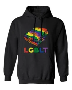 Camisa del Orgullo Gay LGBT Sándwich Transgénero Lesbiana Para hombres Sudadera con Capucha - Imagen 1 de 9
