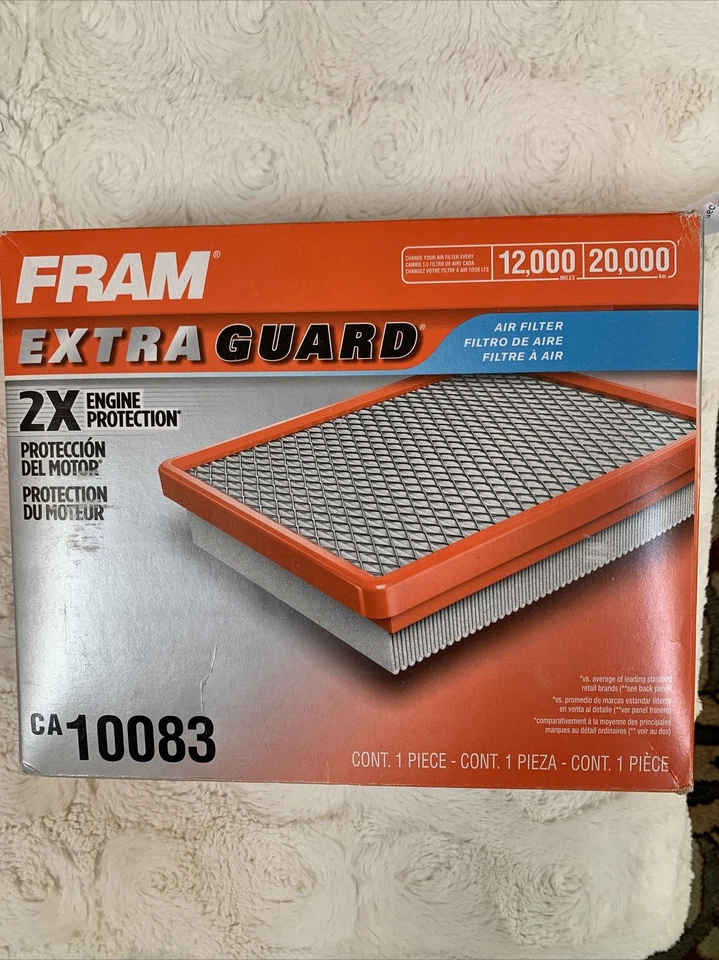 NUEVO FILTRO DE AIRE Protector Marco EXTRA CA10083 apto para Hyundai Sonata 2006-2010 Y otros Foto 1 de 3