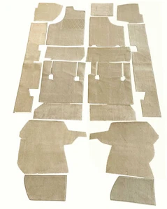 Juego completo de alfombras para Maserati Merak y Merak SS. Año 1972-1983 Beige - Imagen 1 de 1