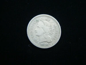 1874 Three Cent Nickel VF 30415 - Picture 1 of 2