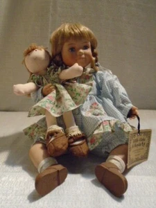 2004 Boyds Bear Little Girls & Boyds Carlie Mae Little My First Dolly Doll 4725 - Picture 1 of 7