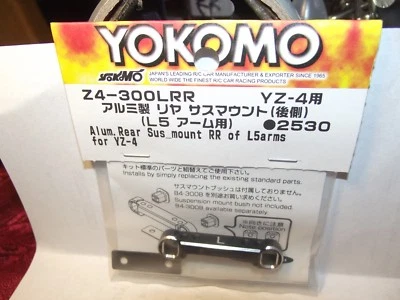 Yokomo Alum Rear Sus Mount RR of L5arms for yz 4 Z4-500LRR - Image 1 of 4