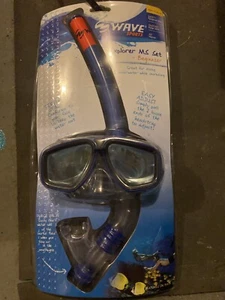 Wave Sports Explorer MS Mask & Snorkel Set (Blue) - Beginner - Picture 1 of 6