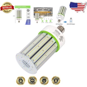 Super Bright E39 LED Corn Bulb, Instant On, 360-Degree Beam for Industrial Use - Picture 1 of 8
