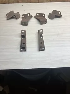 1970-72 Pontiac Firebird Formula Trans Am Rear Bumper Mounting Brackets Mount - Bild 1 von 15