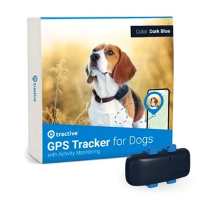 Tractive DOG 4 GPS Dog Collar | Refurbished | Blue | Trusted by Ben Fogle - Picture 1 of 11