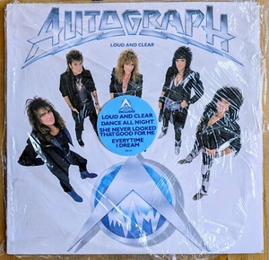 Autograph - Loud And Clear 1984 ORIG PRECISION PRESS RCA 5796-1-R SHRINK W/HYPE - Picture 1 of 1
