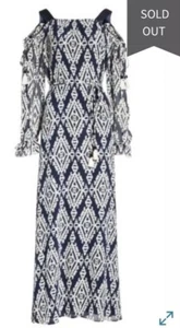 Neu mit Etikett Tory Burch Katherine Maxikleid Damengröße Small - Bild 1 von 7