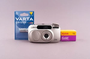 Minolta 75W Riva Zoom Date Point&Shoot Film Camera - Picture 1 of 10