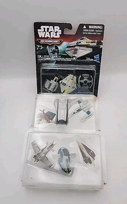 Star Wars Micro Machines Lot Rebels New 3-Pack Lot X Wing Ghost Figures + - Image 1 of 4