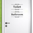 4 Pcs Braille Restroom Sign Mall Toilet Stickers Pearlescent