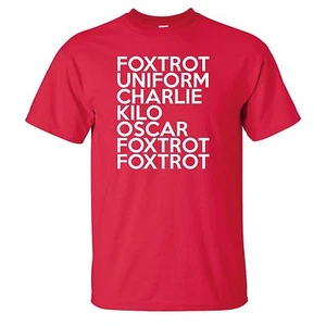 FOXTROT MENS & WOMENS TSHIRT - FUNNY RUDE OFFENSIVE F*CK OFF CHRISTMAS GIFT IDEA - Picture 1 of 8