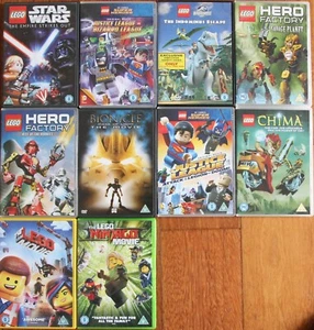 LEGO MOVIE & NINJAGO 10 x dvd MEGA collection job lot BUNDLE joblot - Picture 1 of 1