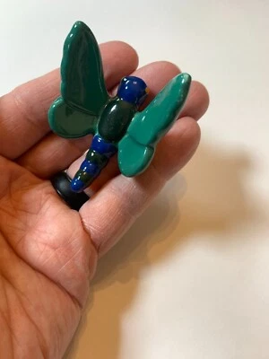 Nora Fleming RETIRED mini A206 Dreamy Dragonfly Dragon Fly - Image 1 of 4