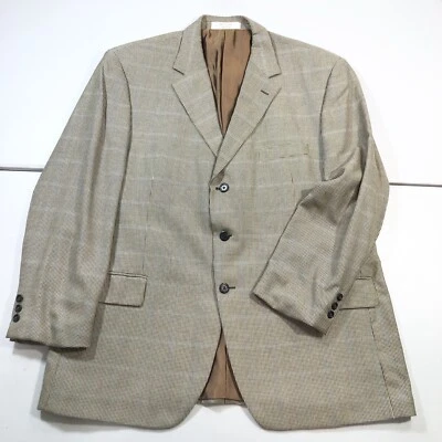 John W Nordstrom Loro Piana Cashmere, Silk Houndstooth Men's Blazer 48R Canada - Image 1 of 4